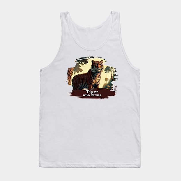 Tiger- WILD NATURE - TIGER -12 Tank Top by ArtProjectShop